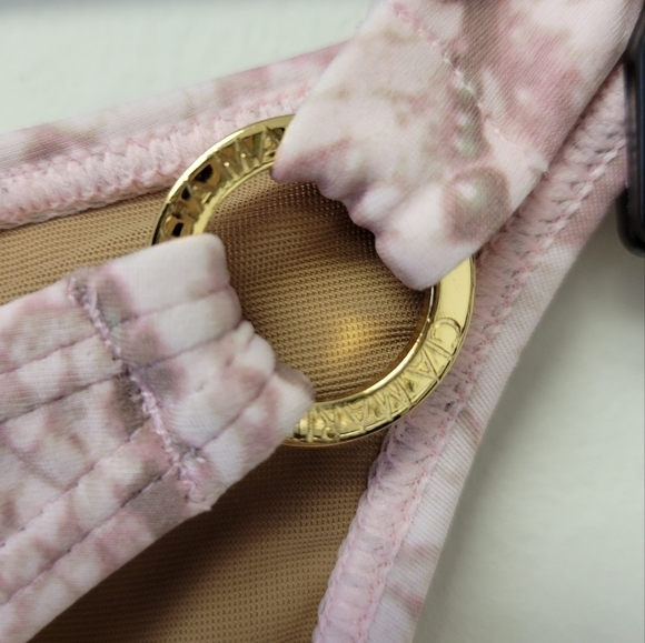 Cia maritima pink snake print Tanga bikini bottom L - Picture 6 of 7